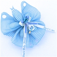 Gingham Butterfly Shower Favors